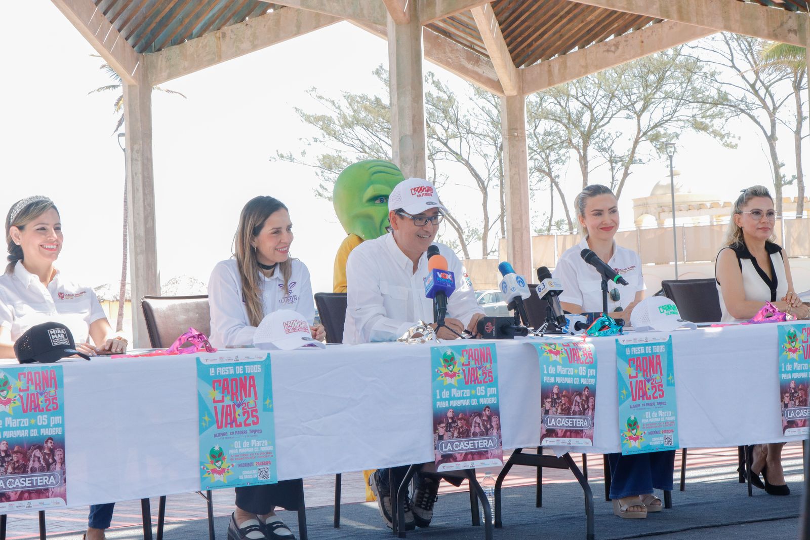 Lista la fiesta del Carnaval conurbado en Playa Miramar: Erasmo